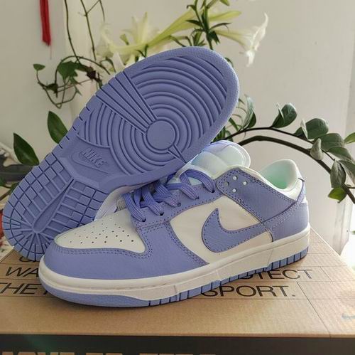 Cheap Nike Dunk Light Purple White Shoes Men and Women-103